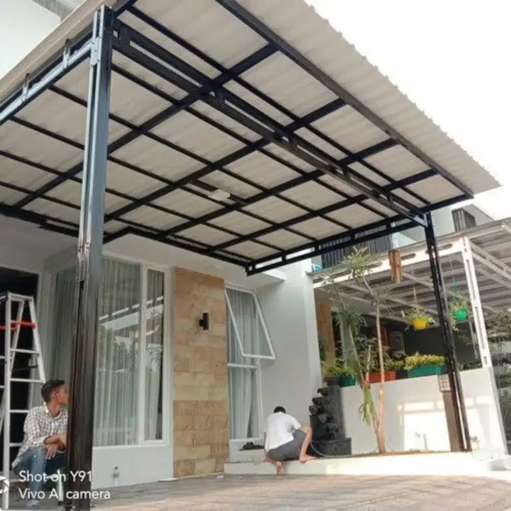 Tukang kanopi ganti atap rumah renopasi