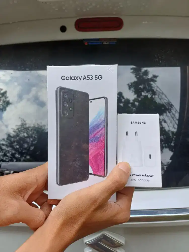 samsung A53 5G 8/128 new free adaptor 25w