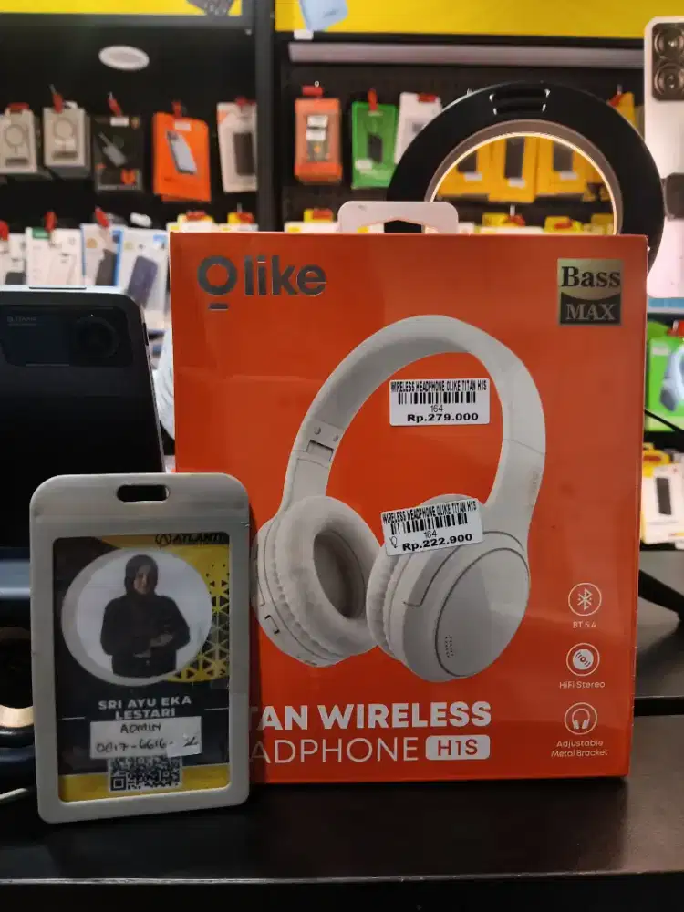 WIRELESS HEADPHONE OLIKE TITAN H1S ATLANTIS JEMPONG