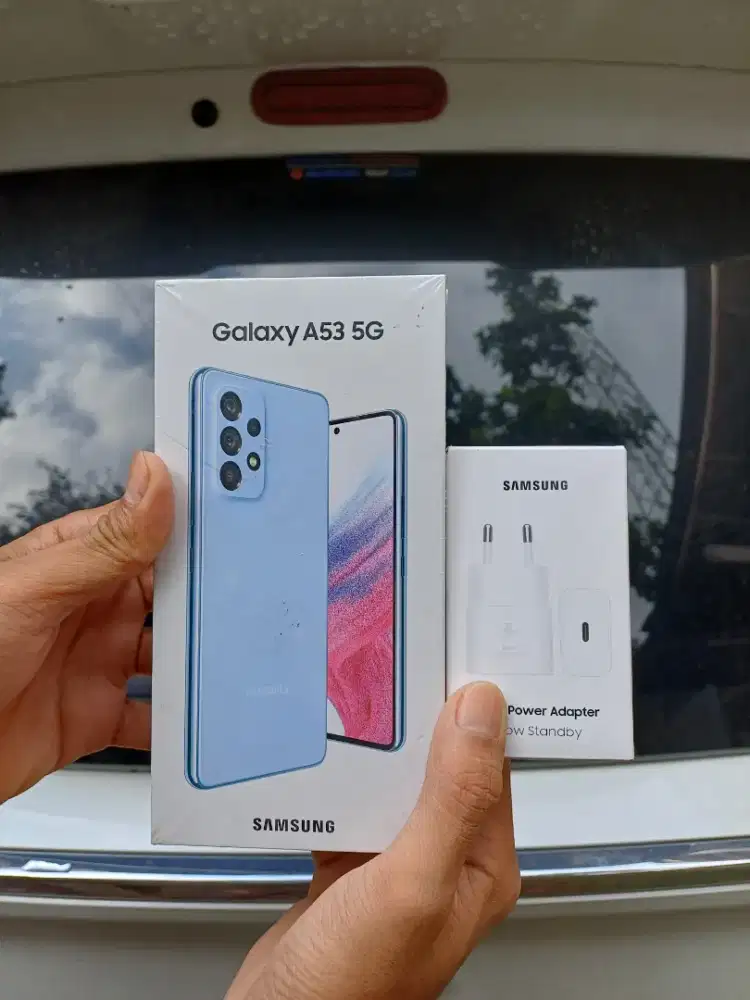 baru .samsung A53 5G 8/256 free adaptor25w