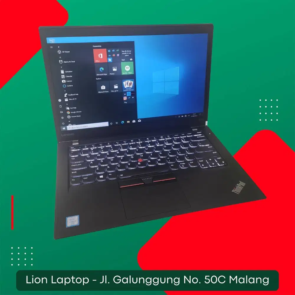 RAM 8GB SSD 256GB Core i5 Touchscreen SLIM Lenovo Thinkpad T470s [02|0