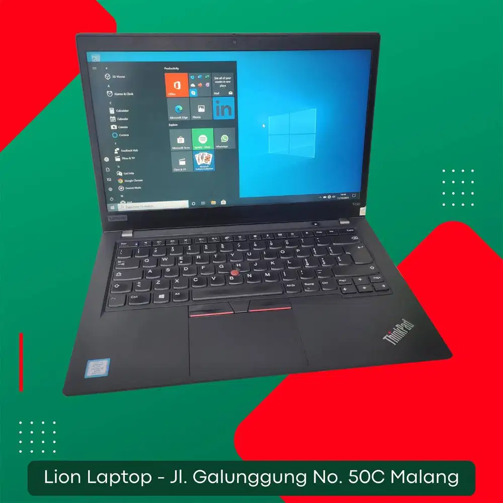RAM 16GB i5 Gen 8 SSD 256GB Lenovo Thinkpad T490 [02|02]