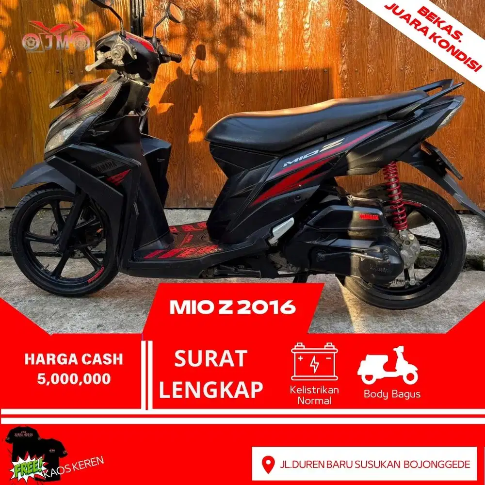 MIO Z 2016 SURAT LENGKAP MESIN ADEM TERMURAH