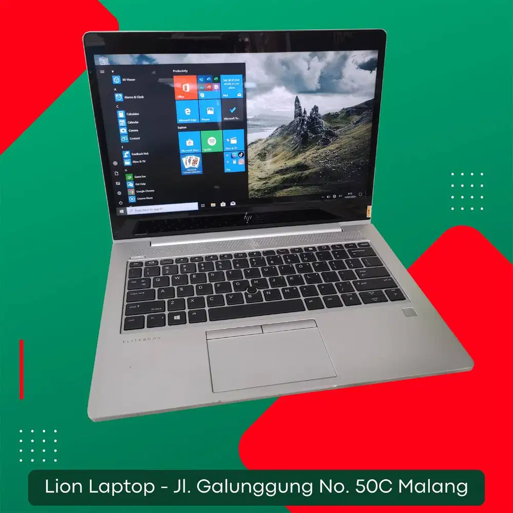 Core i7 gen 8 RAM 8GB Touchscreen Slim HP Elitebook 830 G6 [02|02]