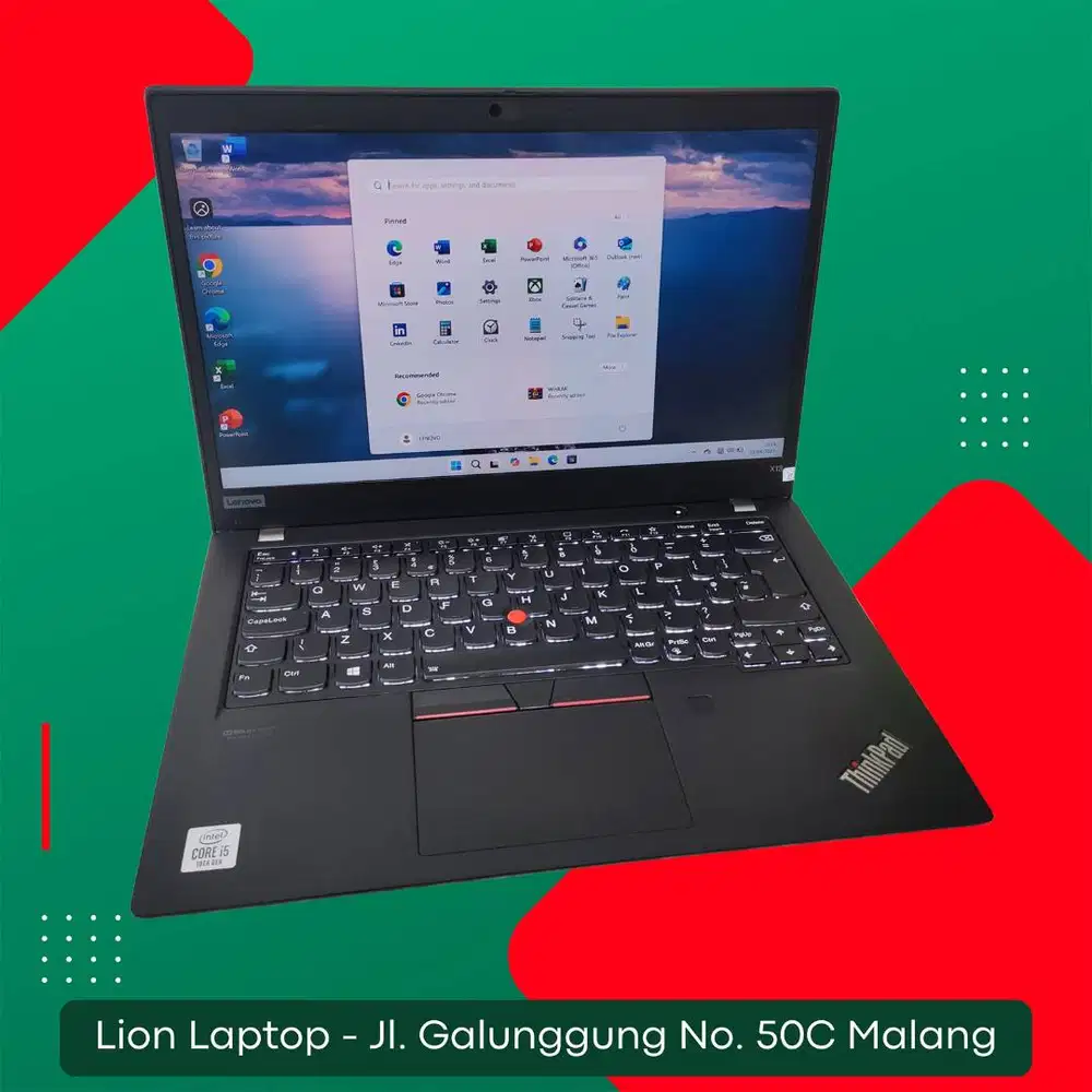 Core i5 Gen 10 slim mulus RAM 8GB SSD 256 Lenovo Thinkpad X13 [02|02]