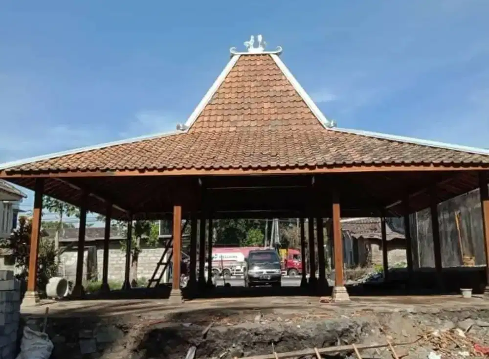 Rumah Kayu Klasik Joglo Limasan Gazebo