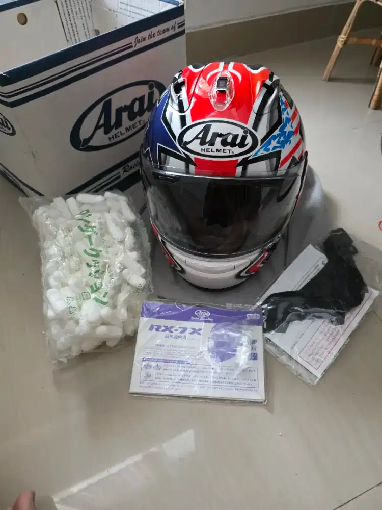Helm Arai RX7X Laguna Seca XL Like New