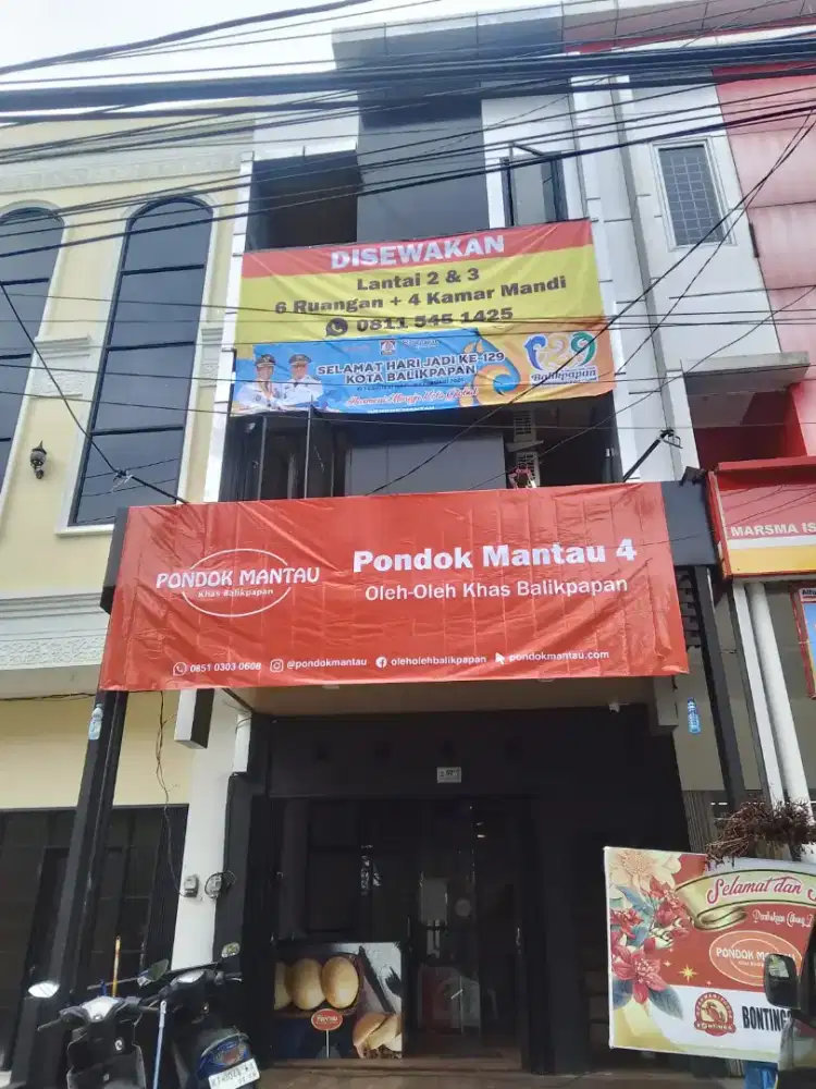 Di sewakan 6 x ruangan di Lt2 dan Lt3 ruko Pondok Mantau 4 Gn Bakaran