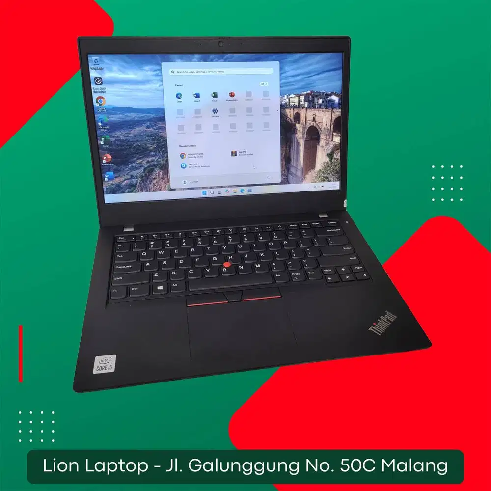 i5 Gen 10 Murah RAM 8GB SSD 256GB Lenovo Thinkpad L14 [02|02]