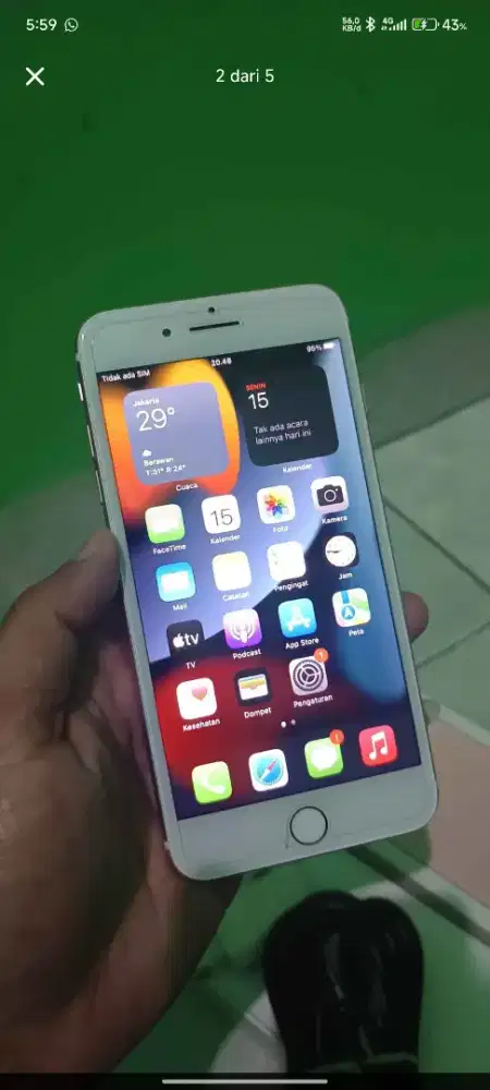 Iphone 7plus 256 noken no minus tinggal pakai