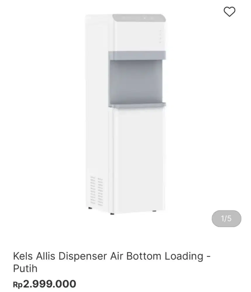 KELS ALLIS DISPENSER AIR BOTTOM LOADING