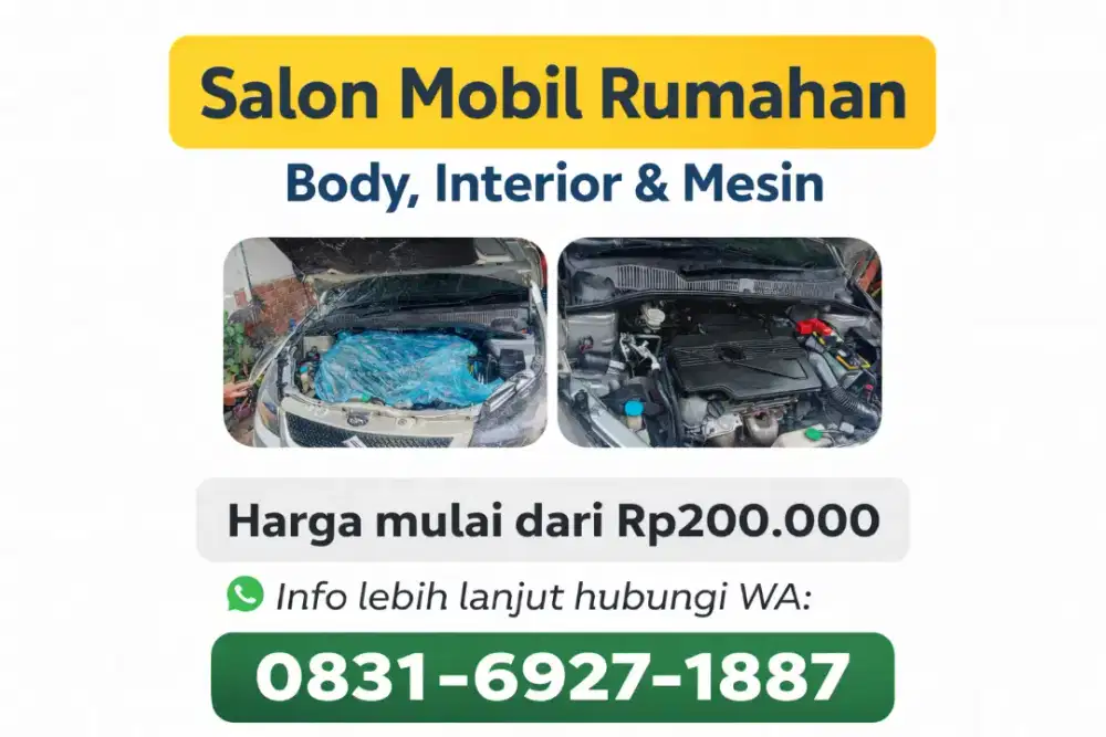 Salon mobil rumahan