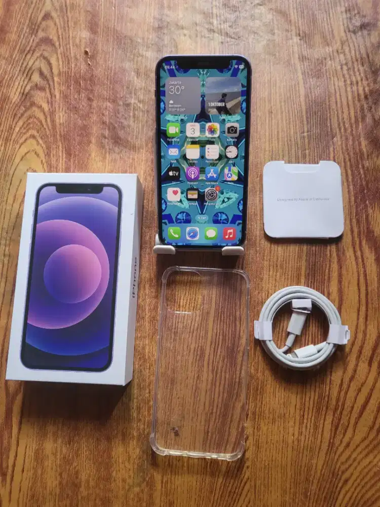 Iphone 12 mini 64gb purple inter all operator mulus normal no minus