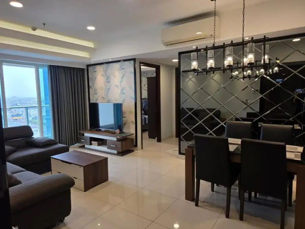 disewakan apartemen 2 br kensington royal suites tower dallington lantai 11 kelapa gading jakarta utara