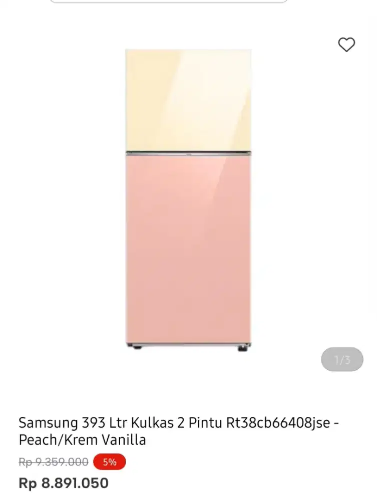 KULKAS BASPOKE SAMSUNG 393 LITER