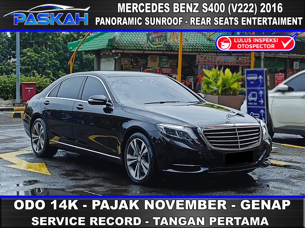 GanjiL NOVEMBER Odo=14k BUNGA=5% Mercedes Benz S400L 2016 S400 2016