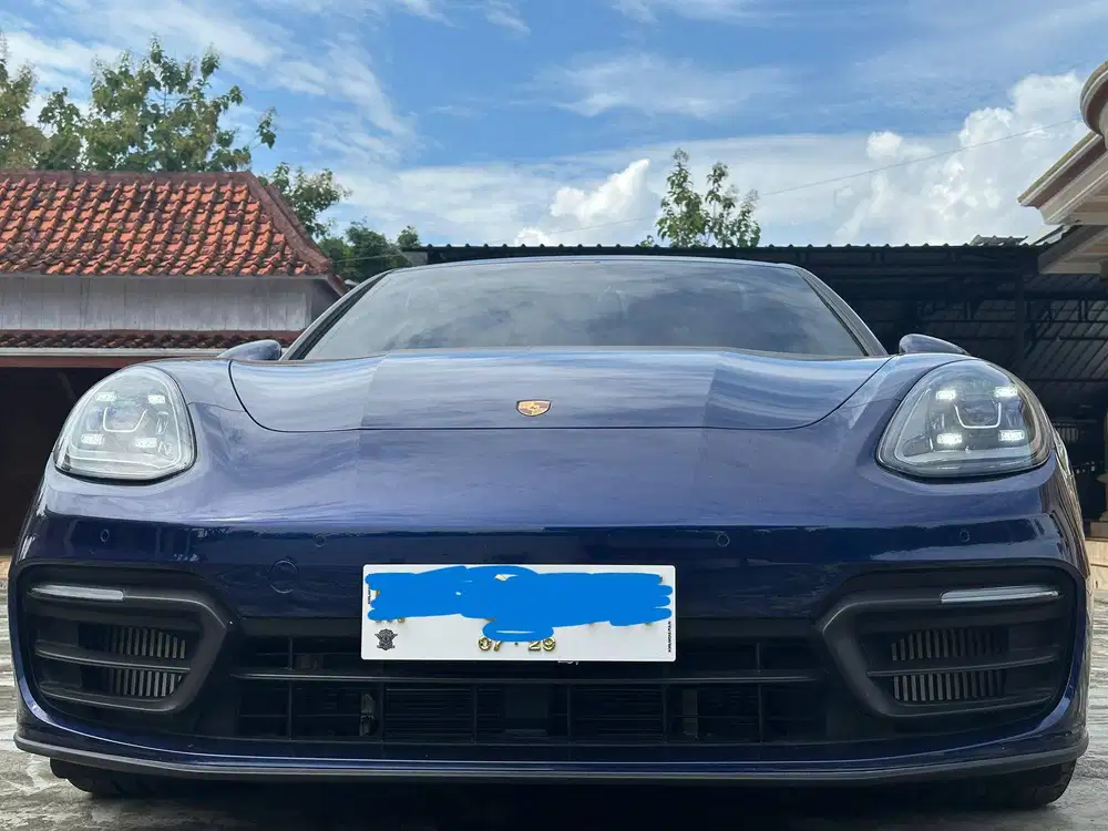 Porsche Panamera Hybrid 2023 Blue Biru 2024 Mobkas 2022 Jual Cepet Bu