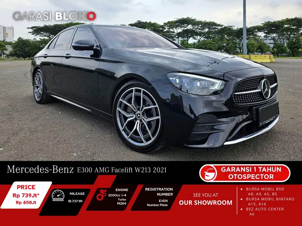 (Odo 18rb Warranty ON) Mercedes Benz E300  AMG W213 Facelift 2021
