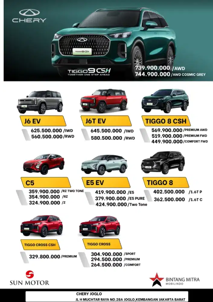 Lowongan Sales Mobil Chery