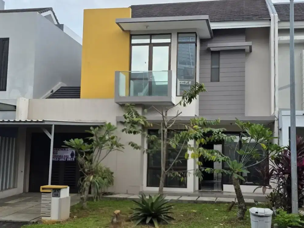 Disewakan Rumah Cluster Allevare Bsd City