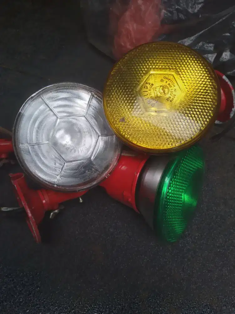 Jual 3 lampu sorot Kuning, Putih, dan Hijau/@ 80W