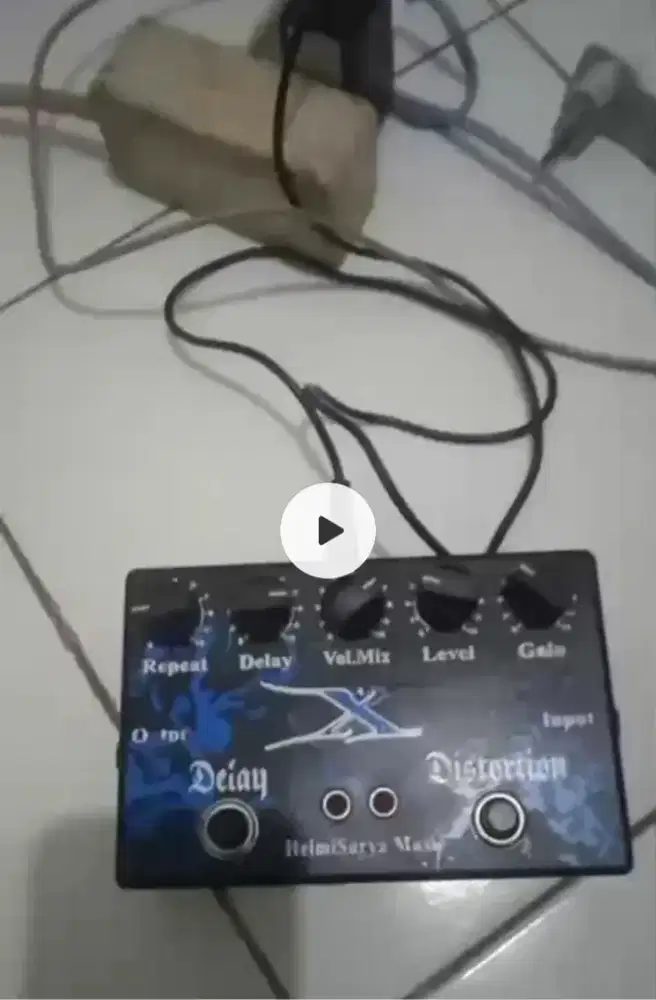 Efek Gitar Distorsi & Delay