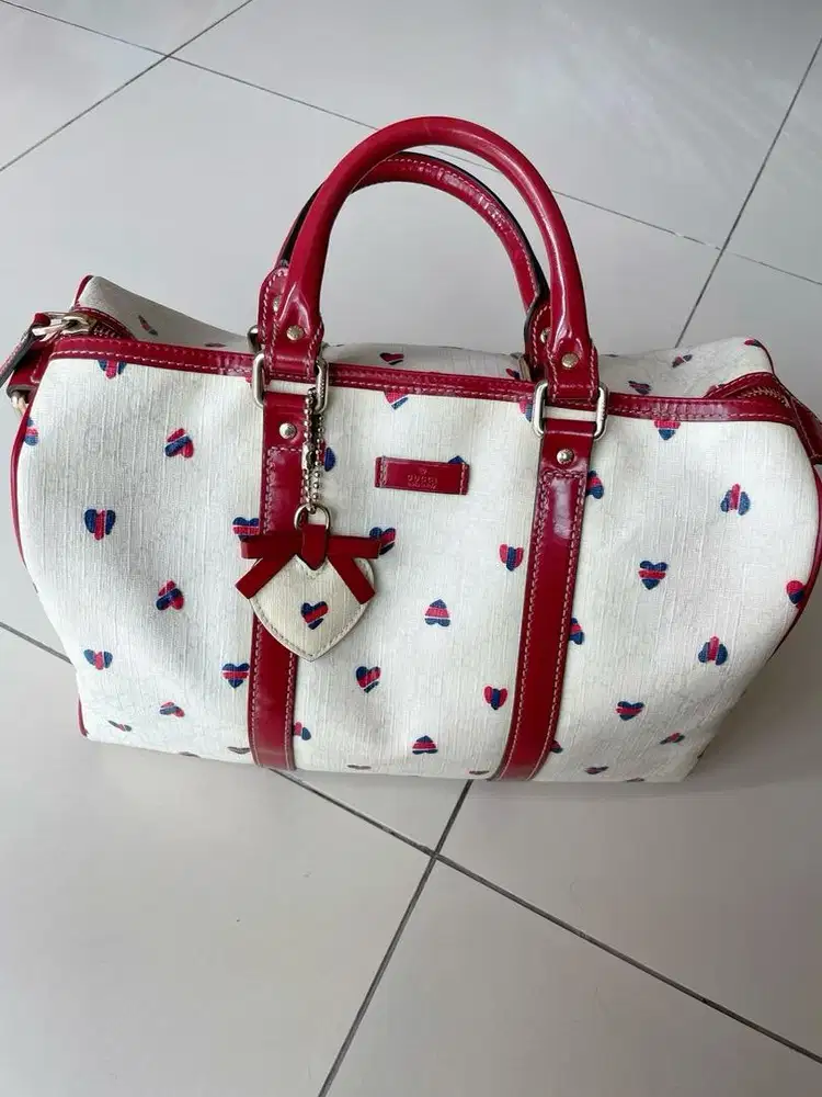 Gucci original boston bag tas wanita white putih lucu