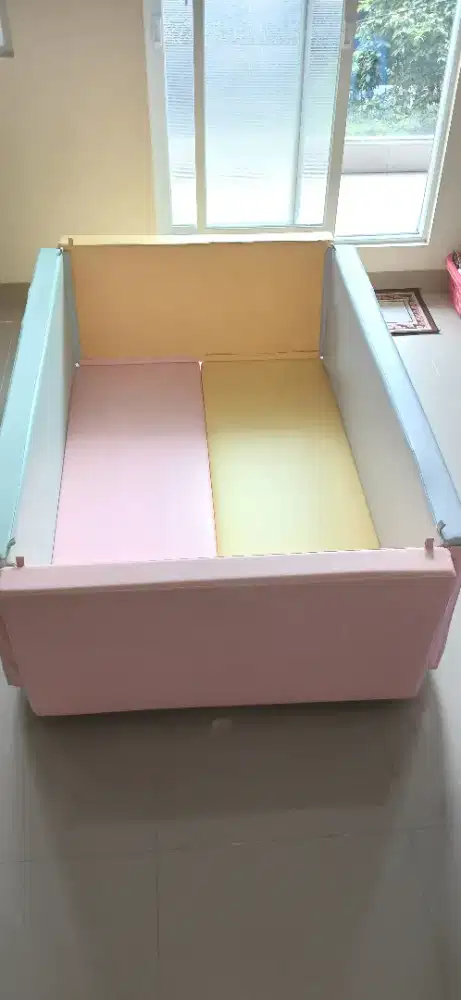 Lumba bumper bed playmat Bumpermat Matras Pagar Box bayi, preloved