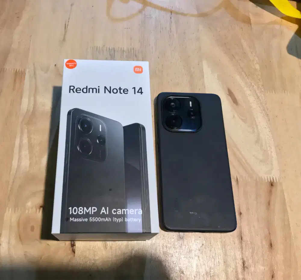 REDMI NOTE 14 RAM 8/128 (MIDNIGHT BLACK)