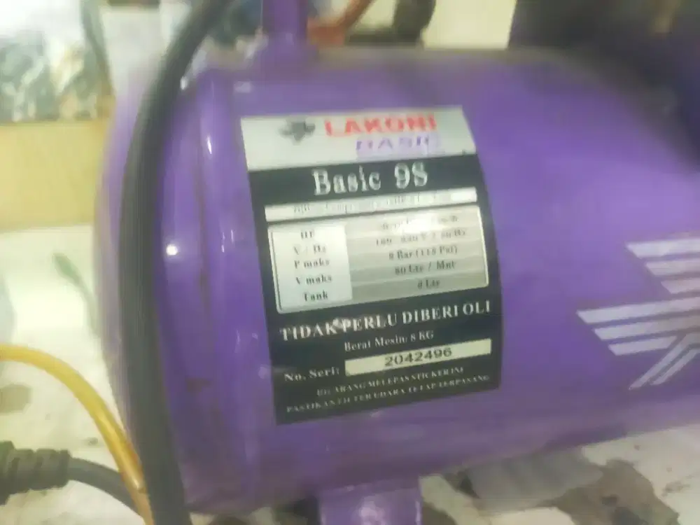 Kompresor lakoni basic 9s masih ok