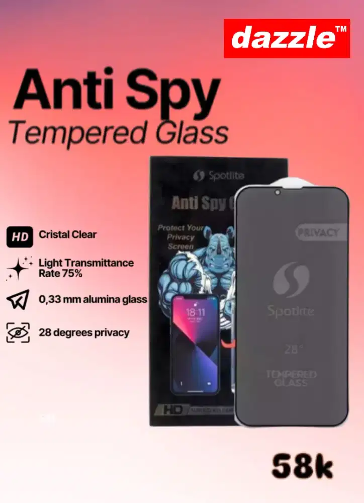 Temperglass spotlite clear