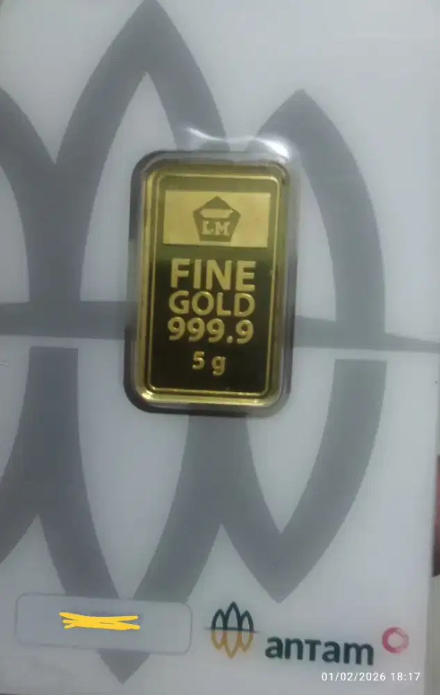 Emas Logam mulia Antam 5gr redmark