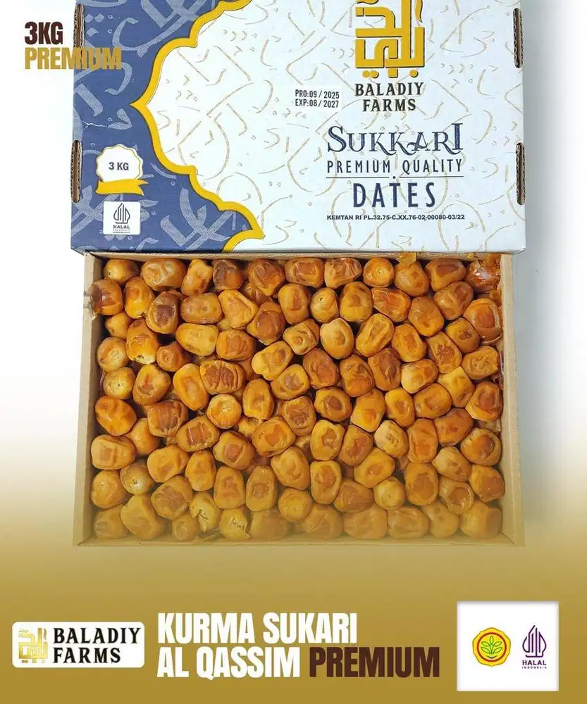 Aneka Macam Kurma Sukari Ajwa Medjool Mesir Tunis Tangkai dan Madu dll