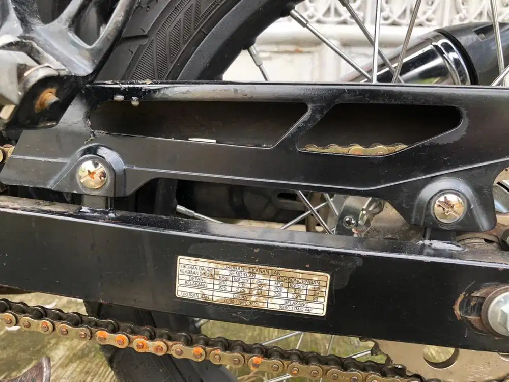 Satria fu150 scd 2010 biru hitam