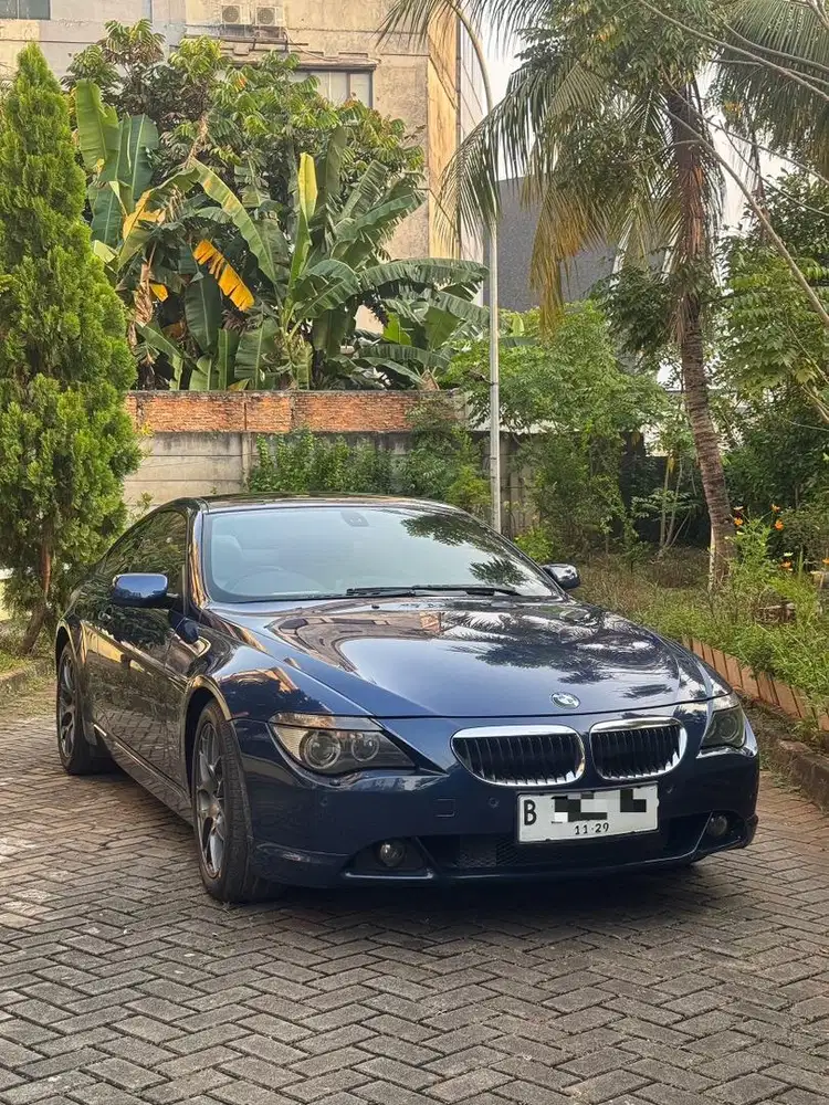 Bmw 645ci 2004 blue biru bmw 645i 2005 640i coupe E63 V8 Bmw coupe