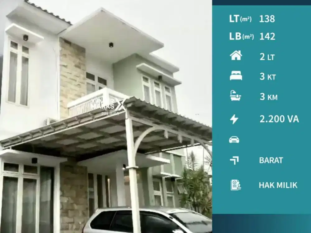 Dijual Villa Furnish Nyaman Private Escape di Villa Kusuma Batu