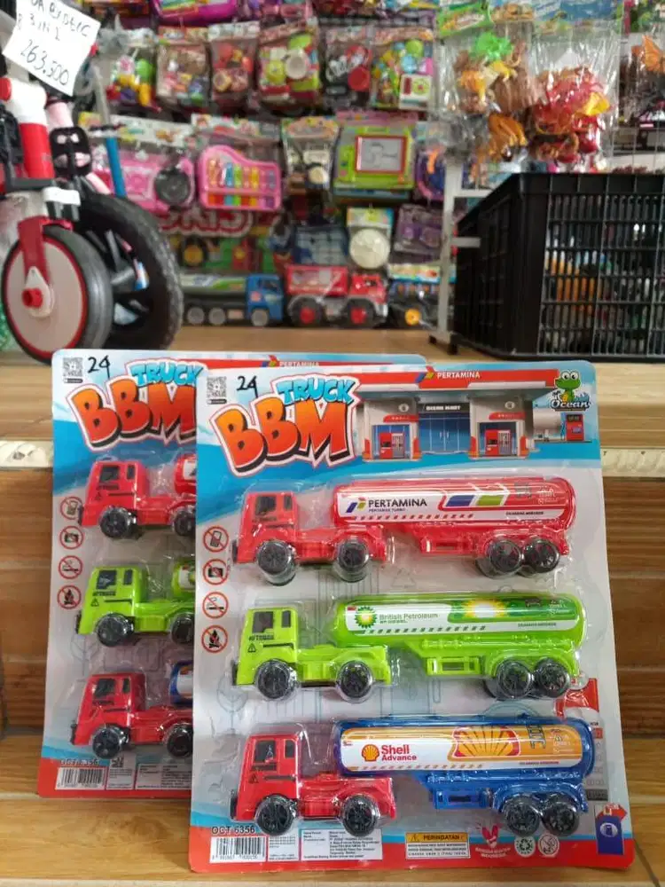 mainan anak truck tangki isi 3