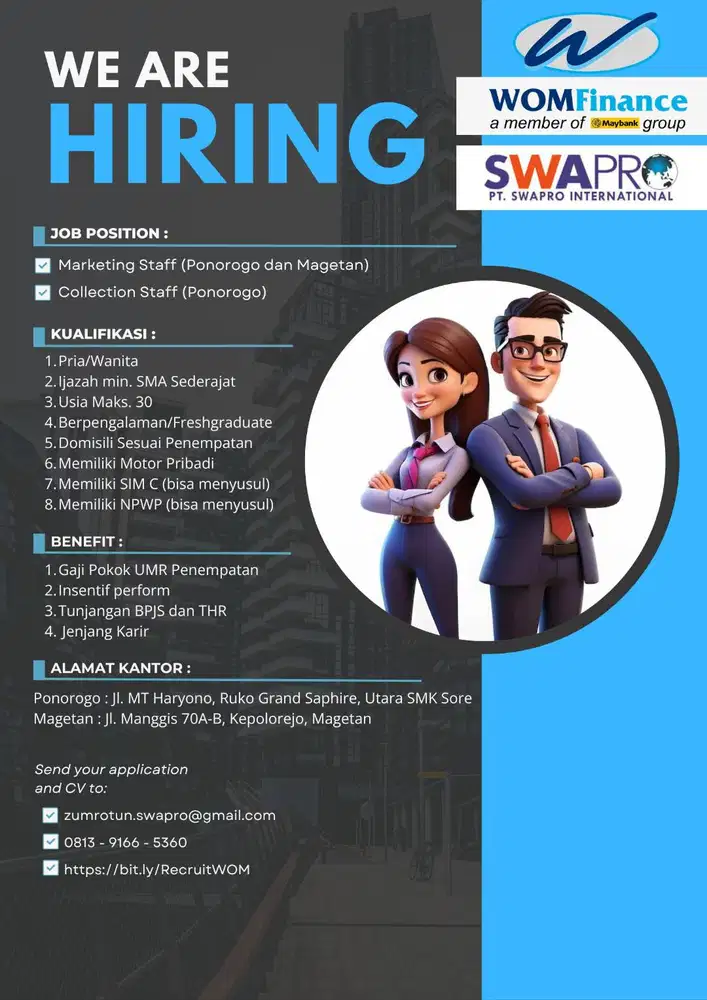 Info Loker Ponorogo-Magetan