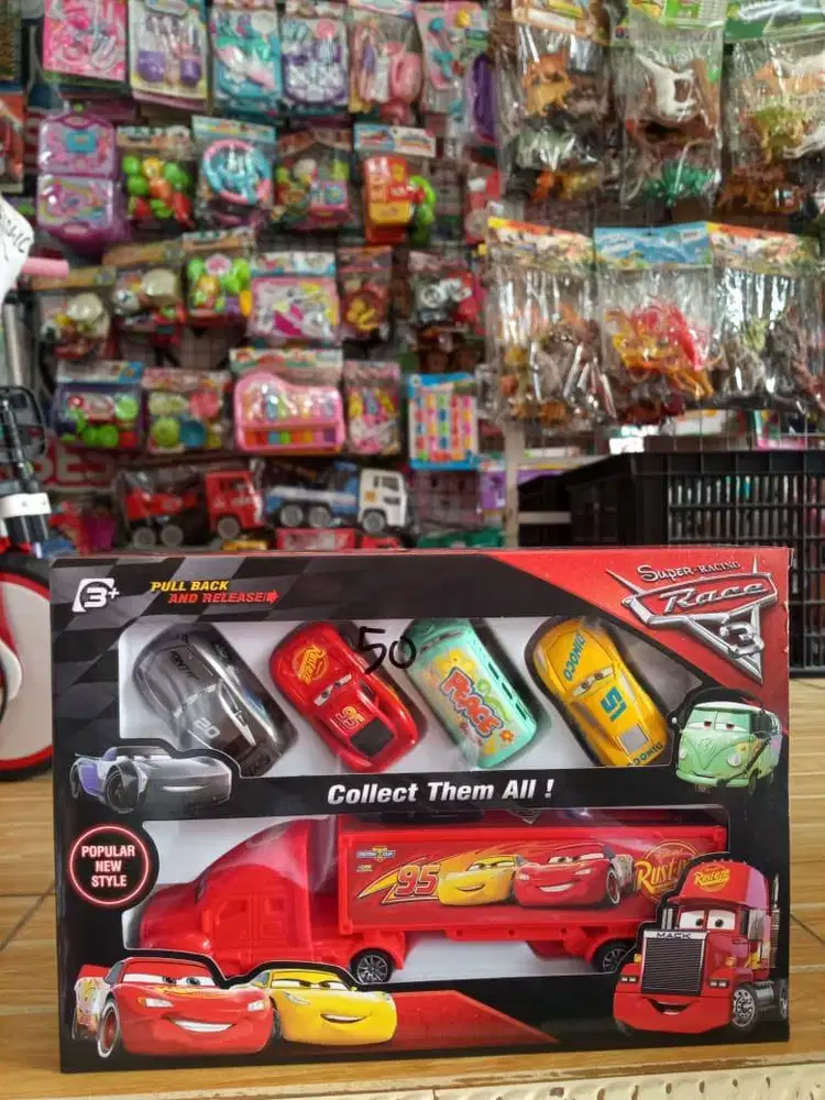 mainan anak mobil cars isi 5