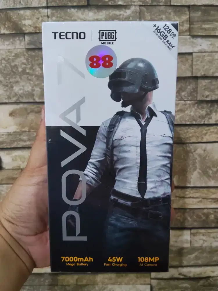 [Flash Sale] Tecno POVA 7 4G 8GB/128GB , 8GB/256GB Garansi Resmi