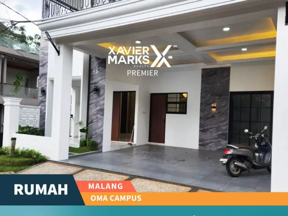 Dijual Rumah American Style Siap Huni di Oma Campus Malang