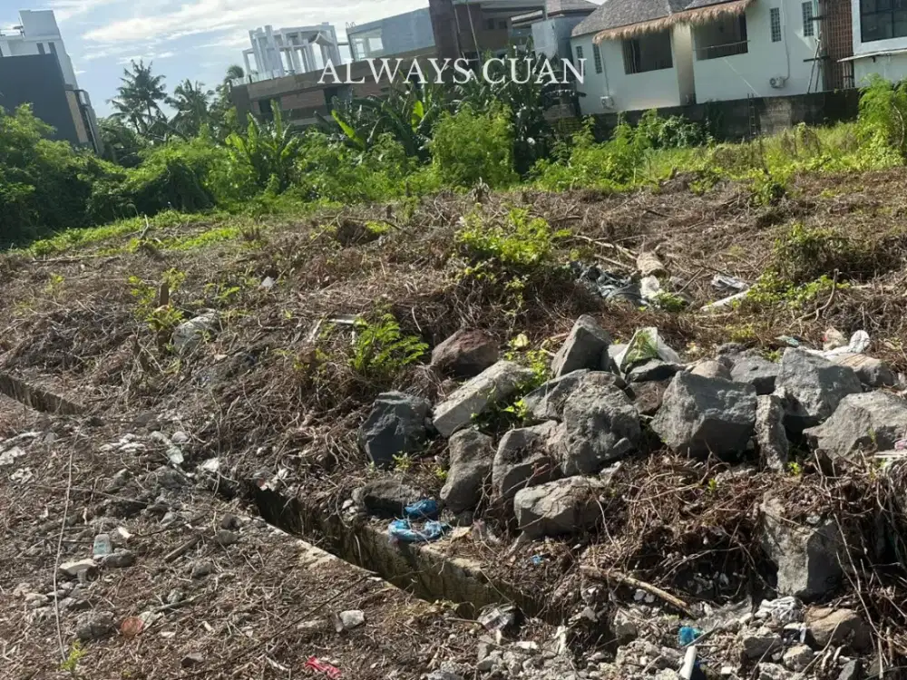 Tanah Dekat Pantai Siap Bangun Dijual Area Cemagi