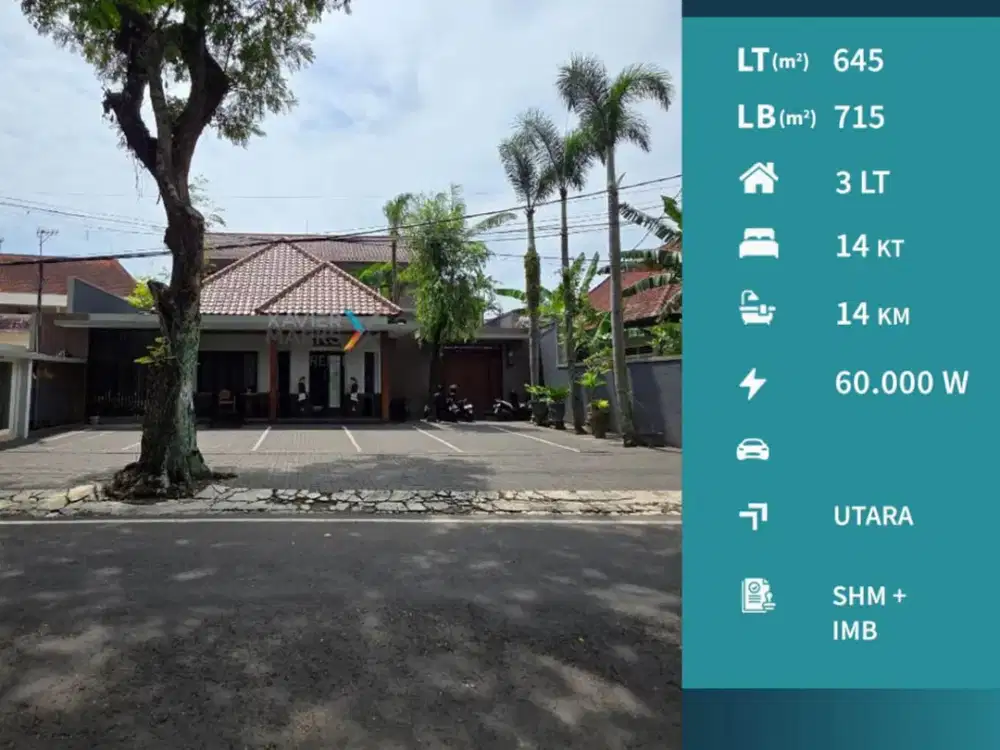 Dijual Guest House Full Furnish Premium Area Jalan Ijen Malang