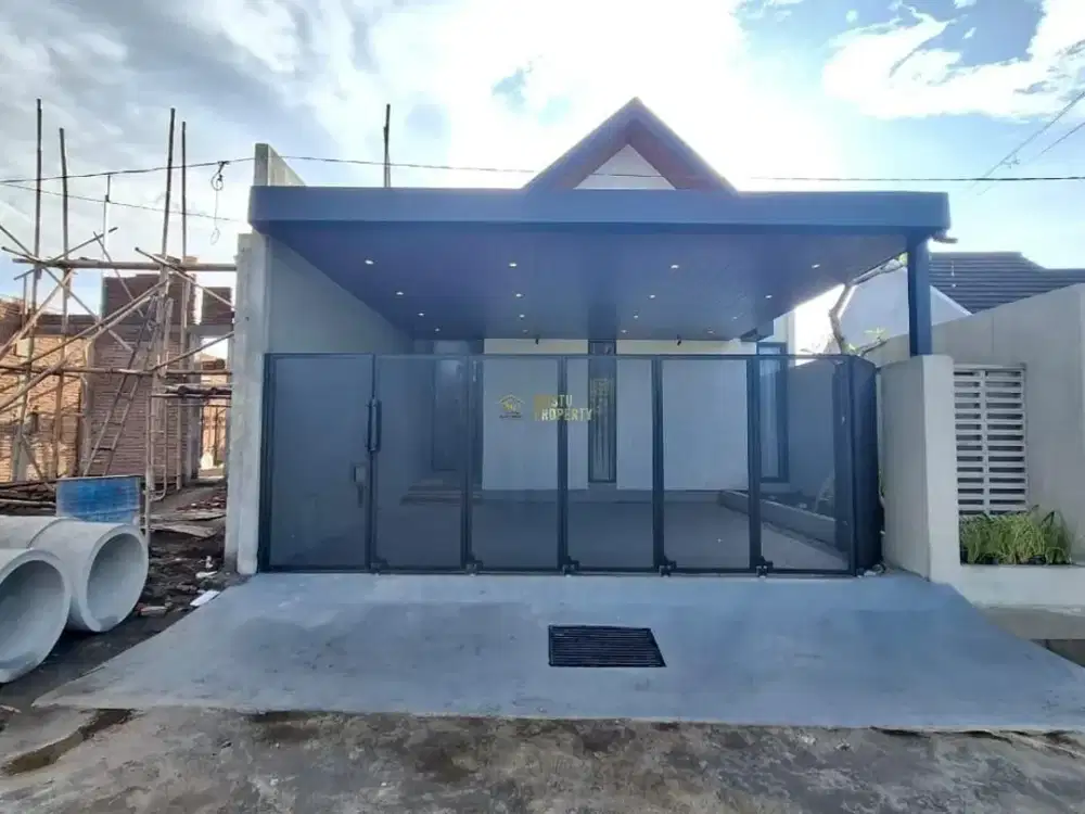 RUMAH TERBAIK SIAP HUNI FULLY FURNISH, TANAH LUAS DI PURWOMARTANI SLEMAN