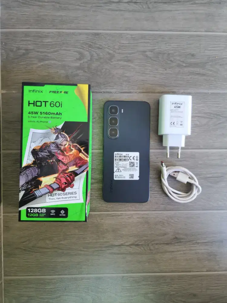 infinix hot 60i sleek black