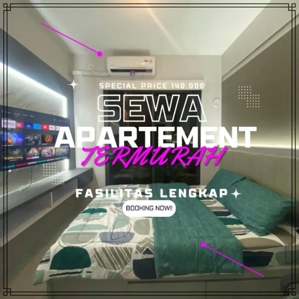 Sewa apartemen Jakarta Pusat Green Pramuka Harian/Transit Termurah