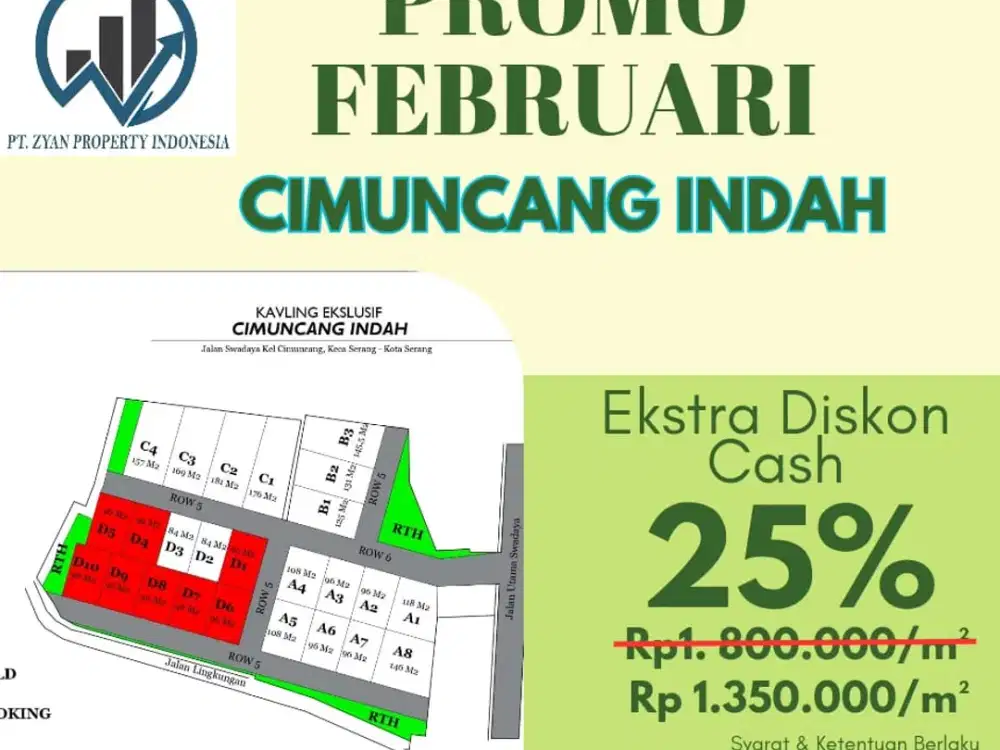 TANAH KAVLING DI PUSAT KOTA SERANG