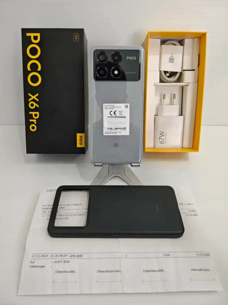 Xiaomi poco X6 Pro 12/512 Gb mulus 97% Garansi mart 26 bs TT/BT