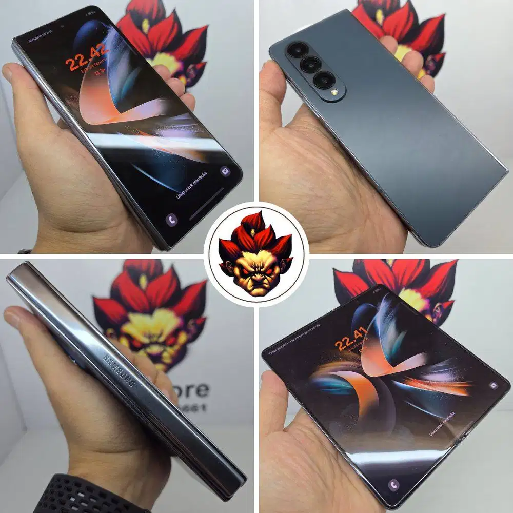 Samsung Z FOLD 4 GreyGreen SEIN Fullset Super Mulus No Minus