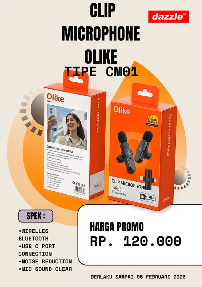 Clip microphone olike